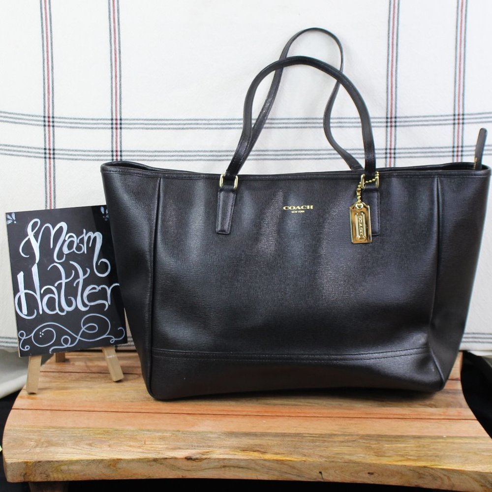 Coach Saffiano Large City Tote